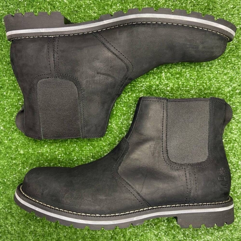 Timberland Redwood Falls Chelsea Boots Men 12 Leather Excellent